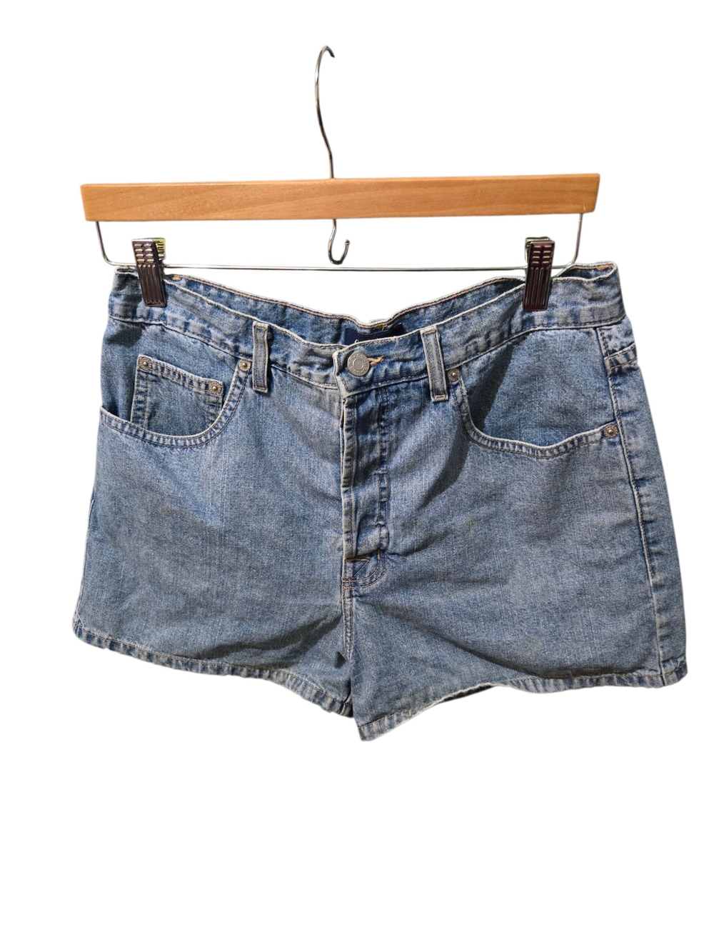 GUESS Jeans Vintage Made in USA Denim Shorts Women's Size 32 High Rise Mom Jean